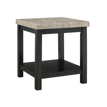 Benjara Industrial Style 3 Tier Metal Side End Table with Wooden Shelves Brown and Bronze Benjara Industrial Style 3 Tier Metal Side End Table with Wooden Shelves Brown and Bronze